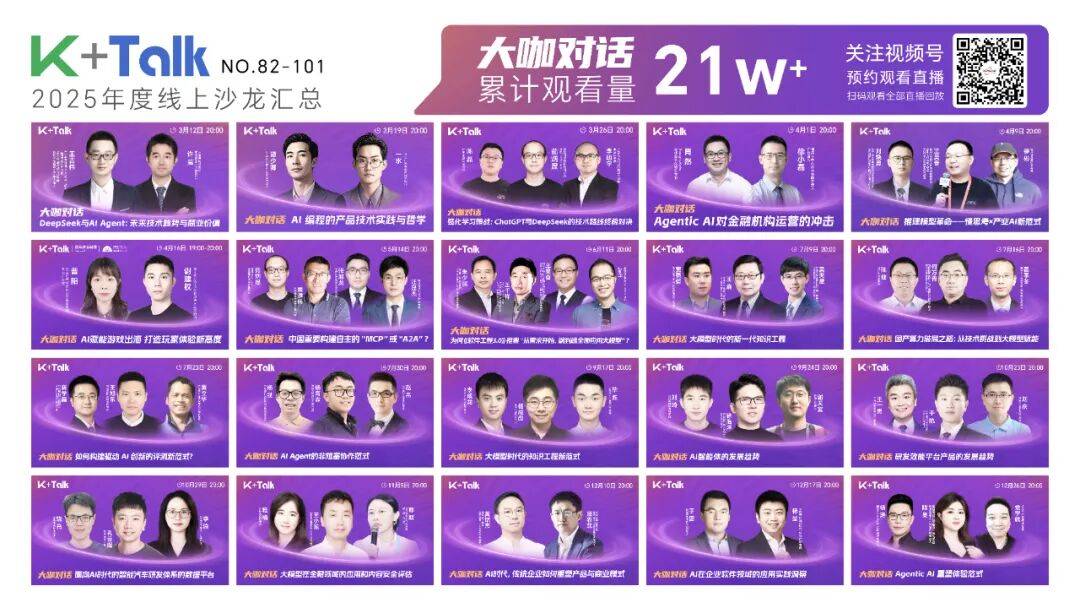 K+Talk100期特别版| AI在企业软件领域的应用实践洞察