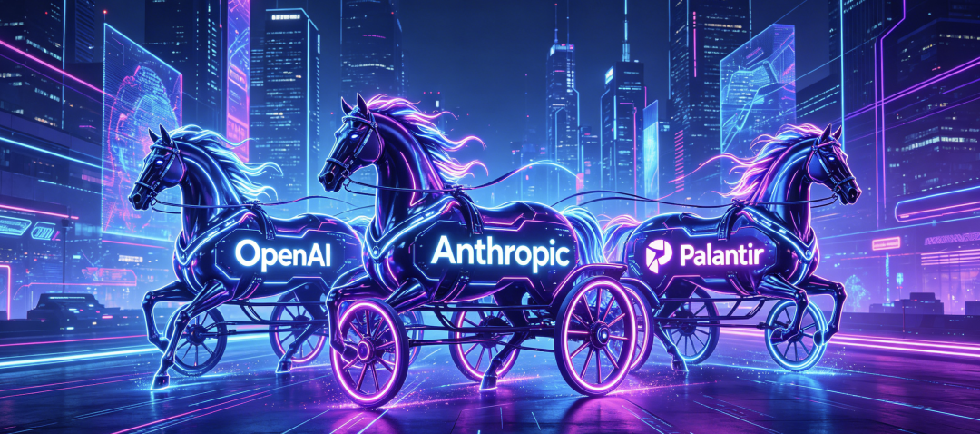 硅谷AI落地的“三驾马车”：为何是OpenAI、Anthropic与Palantir？