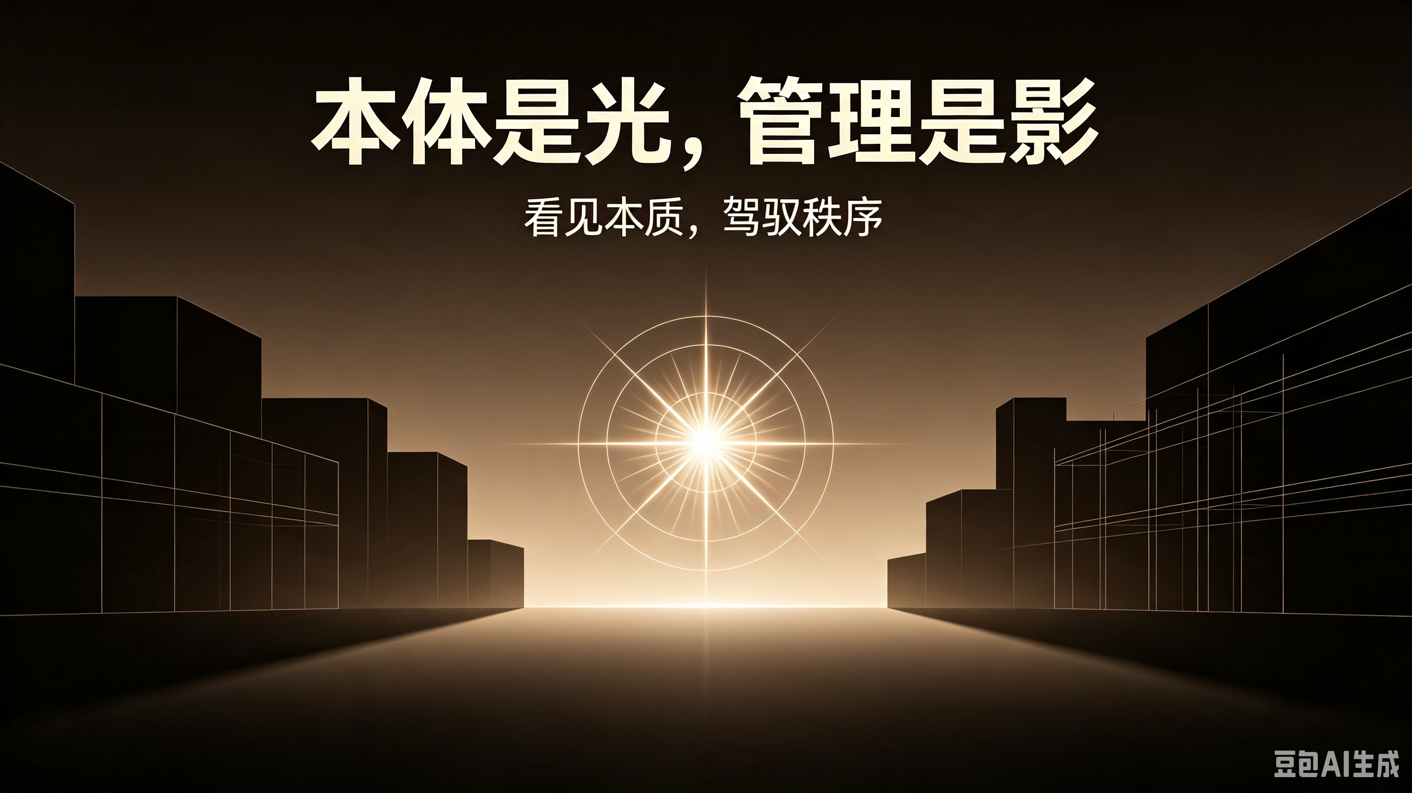 本体是光，管理是影