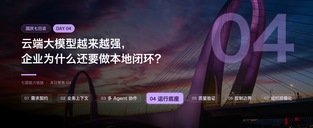 国庆七日谈 | 云端大模型越来越强,企业为什么还要做本地闭环(图1)